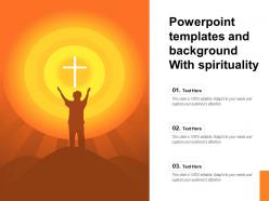 Powerpoint templates and background with spirituality