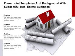 Powerpoint templates and background with successful real estate business