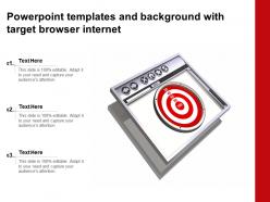 Powerpoint templates and background with target browser internet