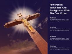 Powerpoint templates and background with the crucifixion