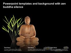 Powerpoint templates and background with zen buddha silence