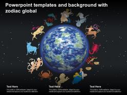 Powerpoint templates and background with zodiac global