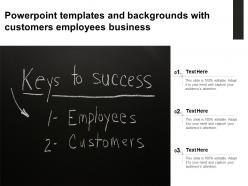 Powerpoint templates and backgrounds with customers employees business