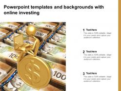 Powerpoint templates and backgrounds with online investing