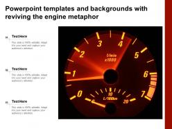 Powerpoint templates and backgrounds with reviving the engine metaphor