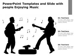 Powerpoint Templates And Slide With People Enjoying Music