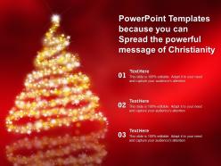 Powerpoint templates because you can spread the powerful message of christianity