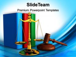 Powerpoint templates education theme justice law business ppt