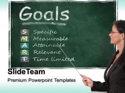 Powerpoint templates for education goals business ppt themes