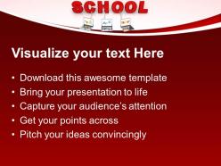 Powerpoint templates training wired to school children teamwork ppt backgrounds