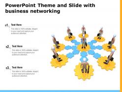 Powerpoint Theme And Slide With Business Networking