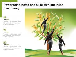 Powerpoint Theme And Slide With Business Tree Money