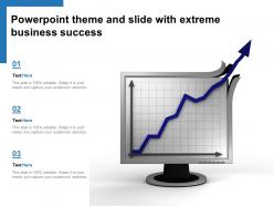 Powerpoint theme and slide with extreme business success