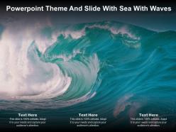 Powerpoint theme and slide with sea with waves ppt powerpoint