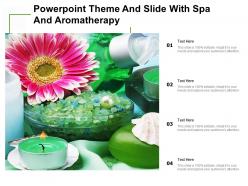 Powerpoint theme and slide with spa and aromatherapy