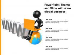 Powerpoint theme and slide with www global business