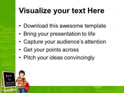 Powerpoint training templates back to school education ppt slides