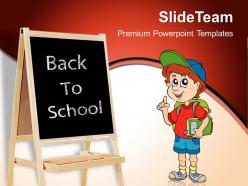 Powerpoint training templates back to school education success ppt theme