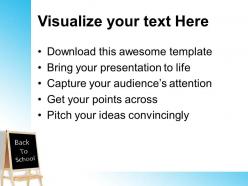 Powerpoint training templates back to school future education ppt slides
