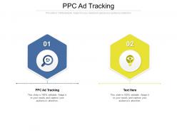 Ppc ad tracking ppt powerpoint presentation infographic template example cpb