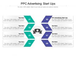 Ppc advertising start ups ppt powerpoint presentation ideas influencers cpb