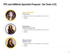 Ppc and adwords specialist proposal powerpoint presentation slides