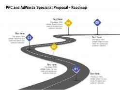 Ppc and adwords specialist proposal roadmap ppt powerpoint presentation pictures