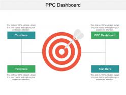 Ppc dashboard ppt powerpoint presentation gallery example file cpb