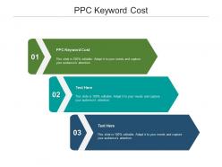 Ppc keyword cost ppt powerpoint presentation portfolio ideas cpb