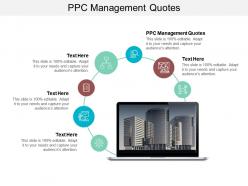 Ppc management quotes ppt powerpoint presentation infographics exampl cpb