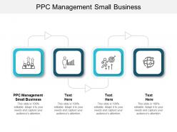 Ppc management small business ppt powerpoint presentation slides vector cpb
