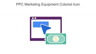 PPC Marketing Equipment Colored Icon In Powerpoint Pptx Png And Editable Eps Format