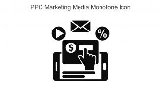 PPC Marketing Media Monotone Icon In Powerpoint Pptx Png And Editable Eps Format