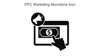 PPC Marketing Monotone Icon In Powerpoint Pptx Png And Editable Eps Format
