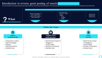 PPC Marketing Strategies Introduction To Reverse Guest Posting Of Search MKT SS V