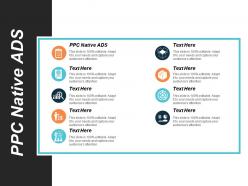 Ppc native ads ppt powerpoint presentation inspiration guide cpb