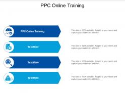 Ppc online training ppt powerpoint presentation infographics pictures cpb