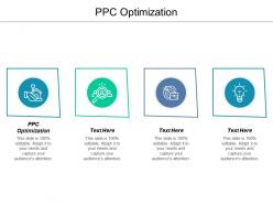 Ppc optimization ppt powerpoint presentation icon files cpb