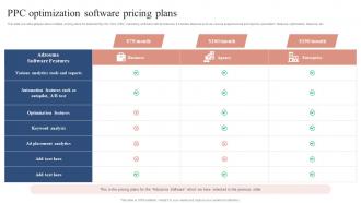 PPC Optimization Software Pricing Plans Boosting Campaign Reach MKT SS V