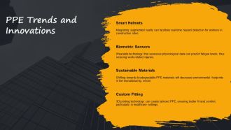 PPE And Safety Training Essentials PPT Slides AT Unique Informative