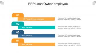 Ppp loan owner employee ppt powerpoint presentation icon graphics design cpb