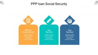 Ppp loan social security ppt powerpoint presentation infographics summary cpb