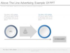 Ppt above the line advertising example of ppt