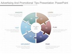 Ppt advertising and promotional tips presentation powerpoint