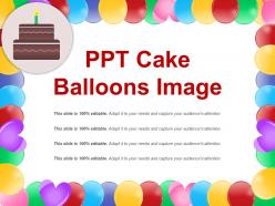 Ppt cake balloons image