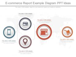 Ppt e commerce report example diagram ppt ideas