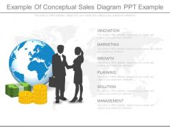 Ppt Example Of Conceptual Sales Diagram Ppt Example