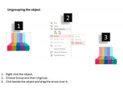 Ppt five staged data based timeline diagram flat powerpoint design