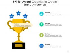 PPT For Award Graphics To Create Brand Awareness Infographic Template