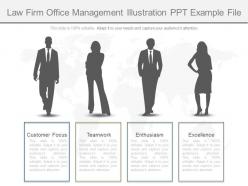 Ppt law firm office management illustration ppt example file